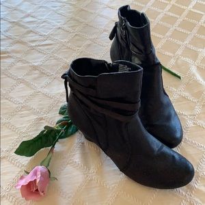 Black ankle boots